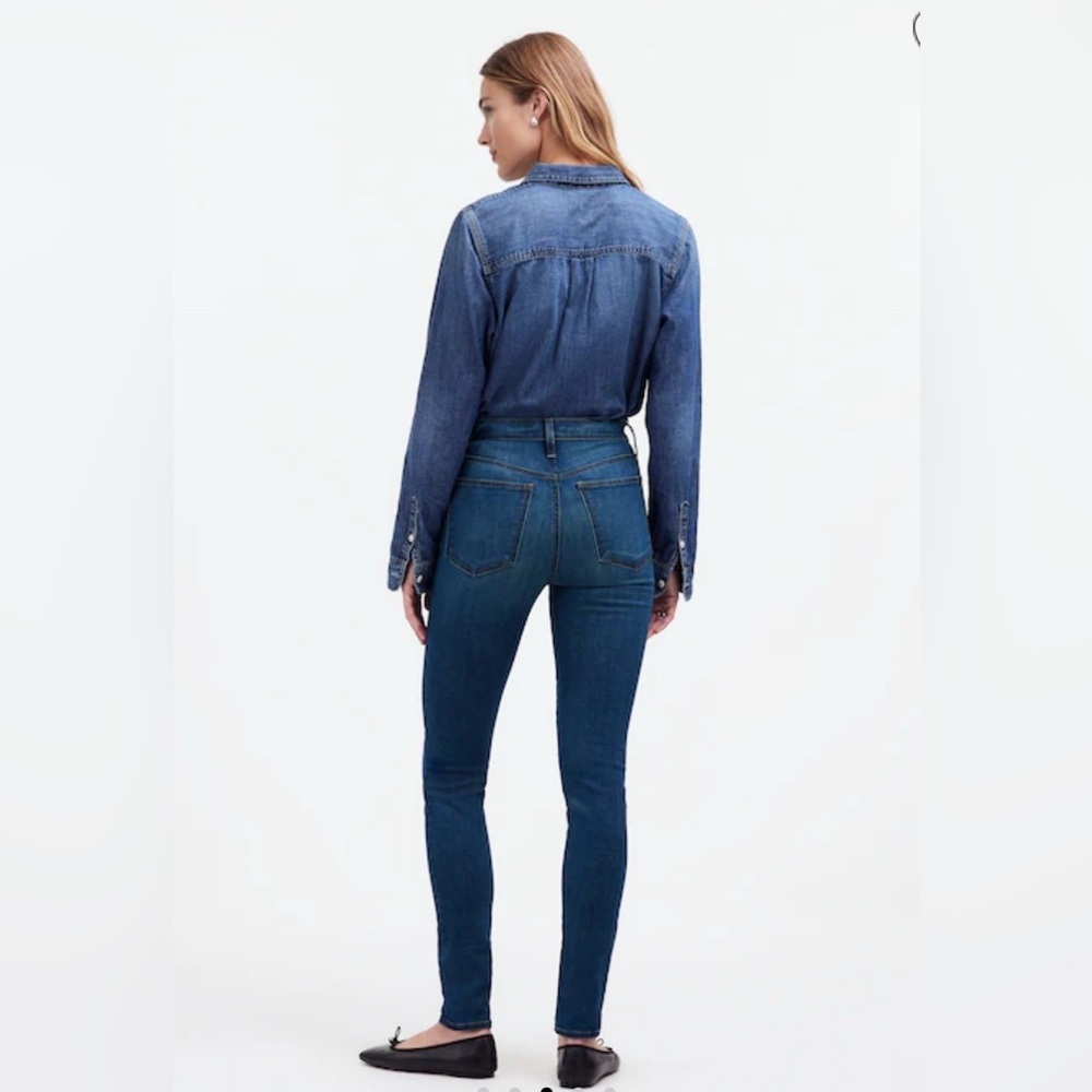 MADEWELL 10" High-Rise Skinny Jeans Sz 26 - Picture 12 of 14